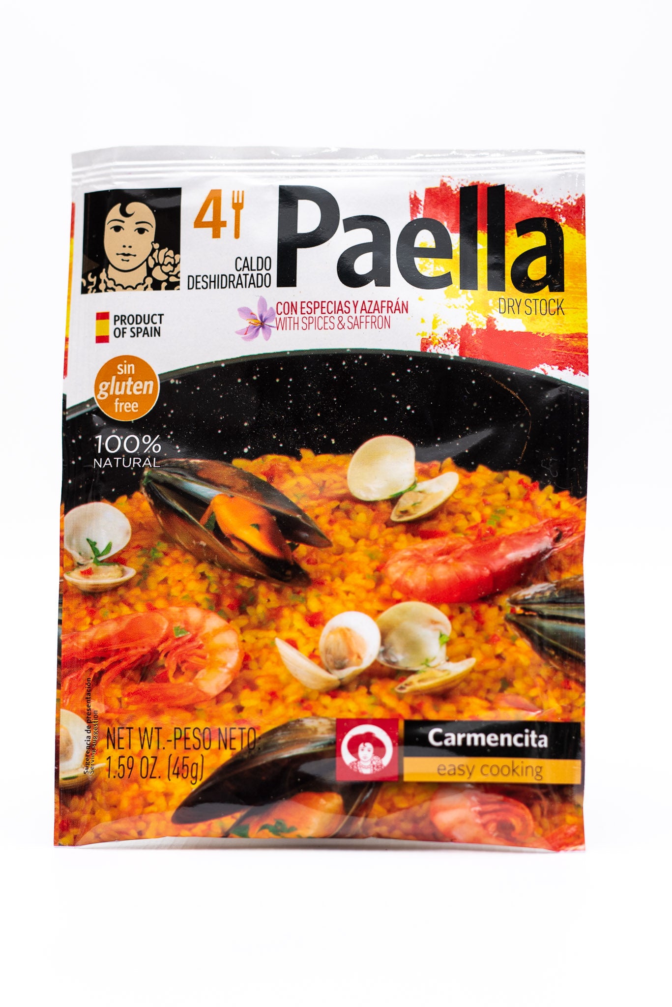 Paella Dry Stock with spices & saffron - 45g
