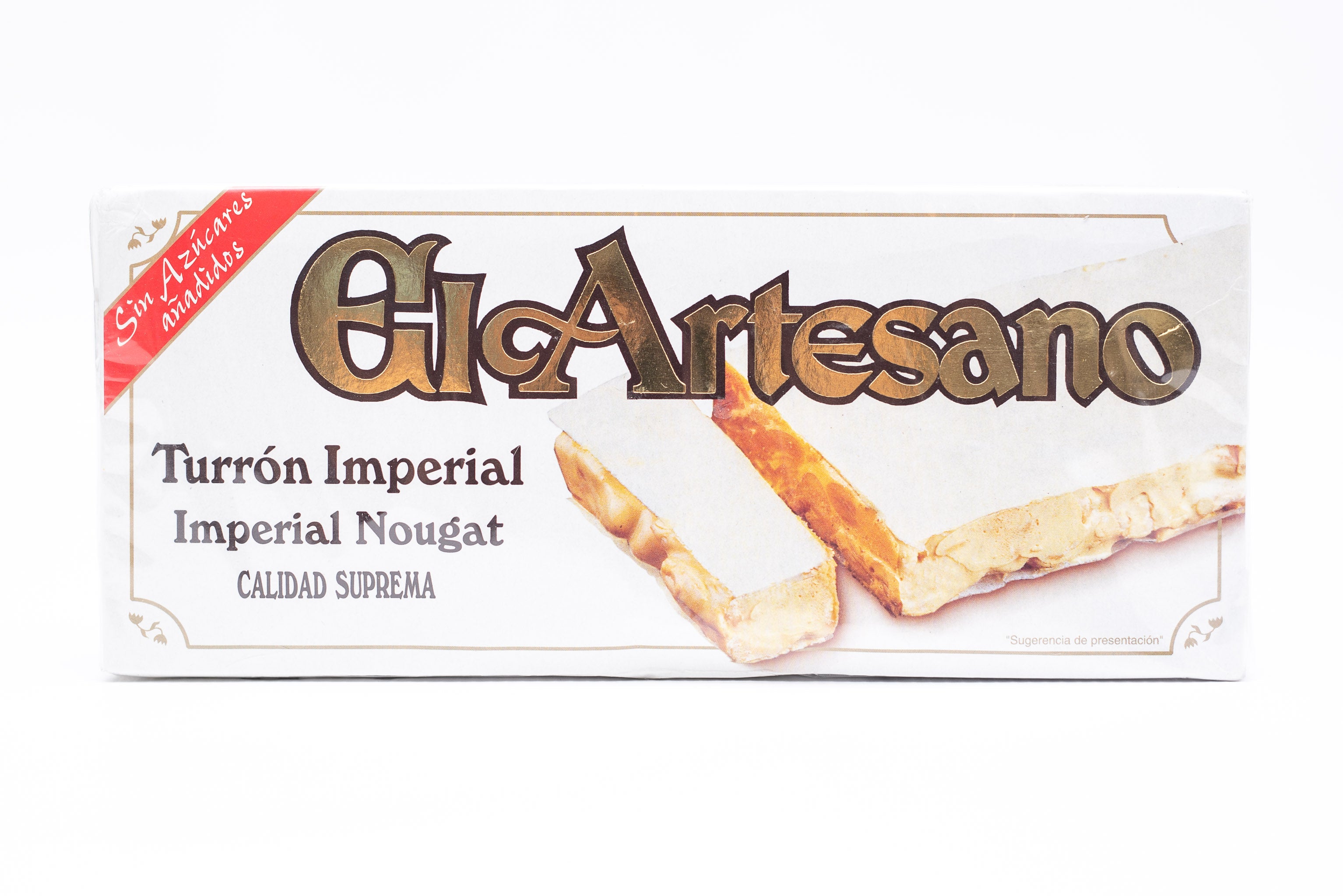 El Artesano Turron Imperial Nougat (No Added Sugar) - 200g