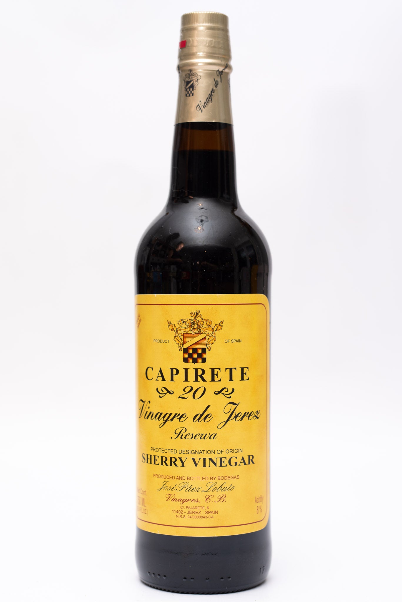 Capirete 20 Year Vinegar de Jerez- 750ml