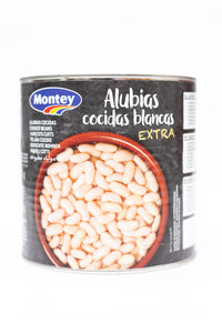 Alubias Cocidas Blanco - Cooked White Beans 3kg