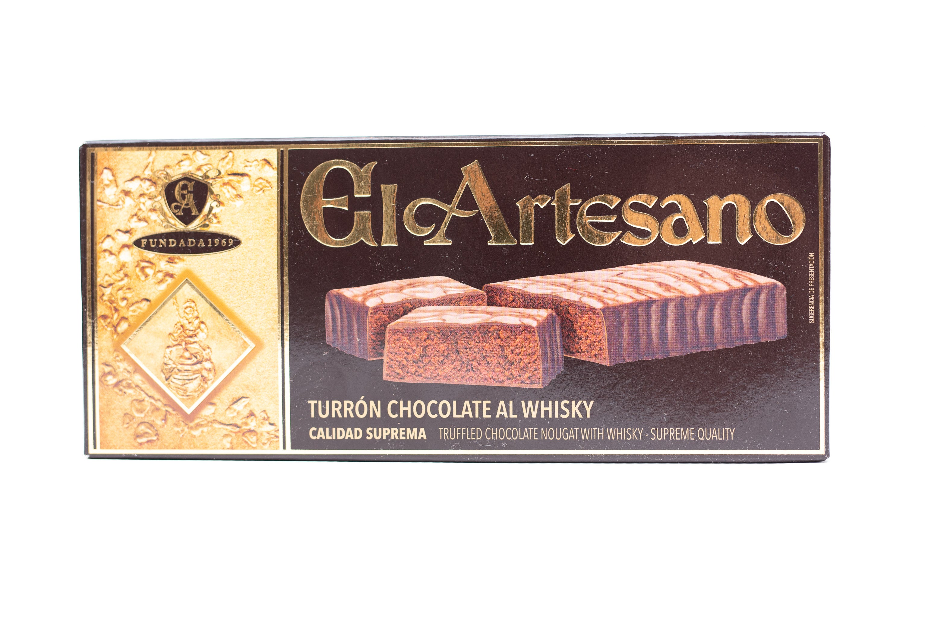 El Artesano Chocolate Truffle Whiskey Turron - 200g